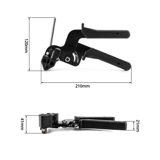 Conjunto 10 abraçadeiras aço inoxidável escape para fita térmica