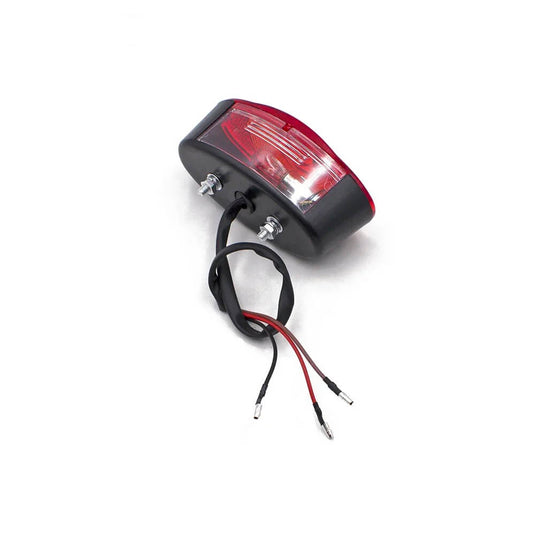 Farolim traseiro universal para moto - Com luz de matrícula