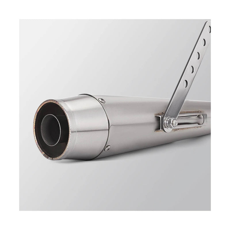 Carregue imagem no visualizador da galeriaPonteira escape retro aço inoxidável 380 mm com redutores 38-45 mm
