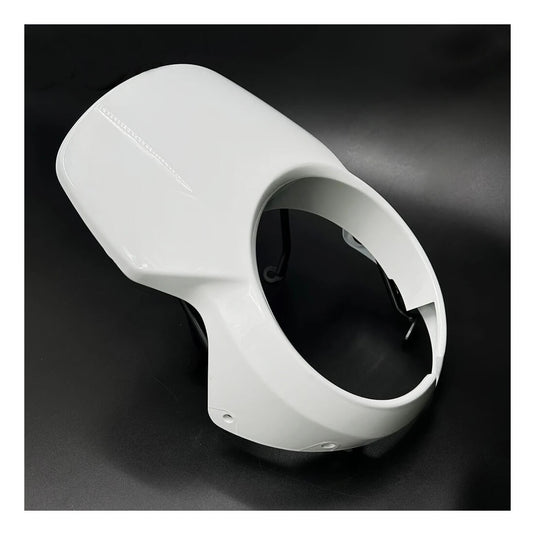 Para-brisas ABS instalado em Honda CL500 estilo vintage