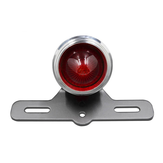 Farolim traseiro metal LED suporte matrícula