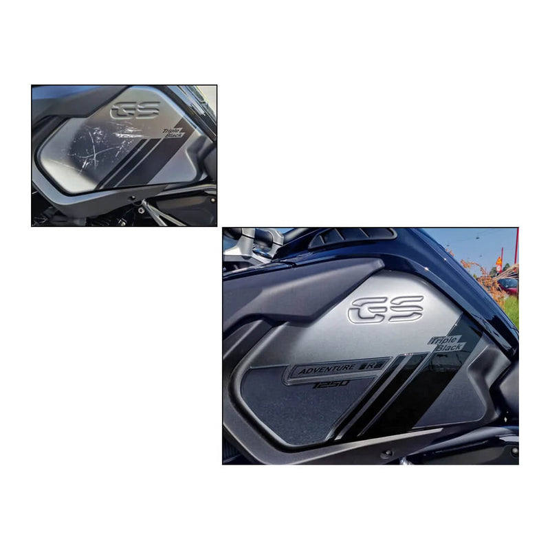 Carregue imagem no visualizador da galeriaAutocolante Protetor de Depósito 3D em Resina para BMW R1250GS Adventure Triple Black 2023
