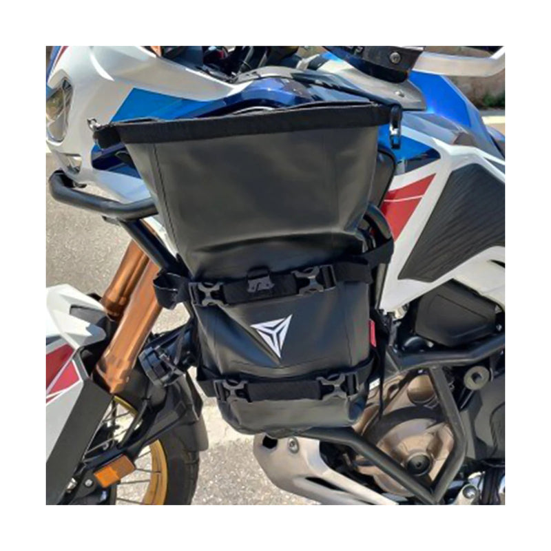 Carregue imagem no visualizador da galeriaSaco lateral para motos 8L - Impermeável para barras de proteção
