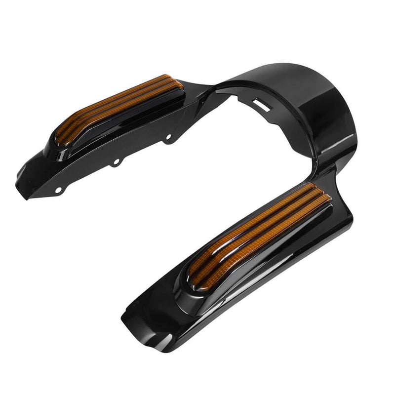 Carregue imagem no visualizador da galeriaDetalhe fixação e instalação extensão guarda-lamas Harley Touring

