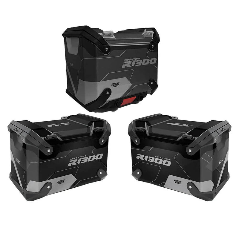 Load image into Gallery viewer, Autocolantes BMW R1300GS Adventure – detalhe da aderência e acabamento PVC
