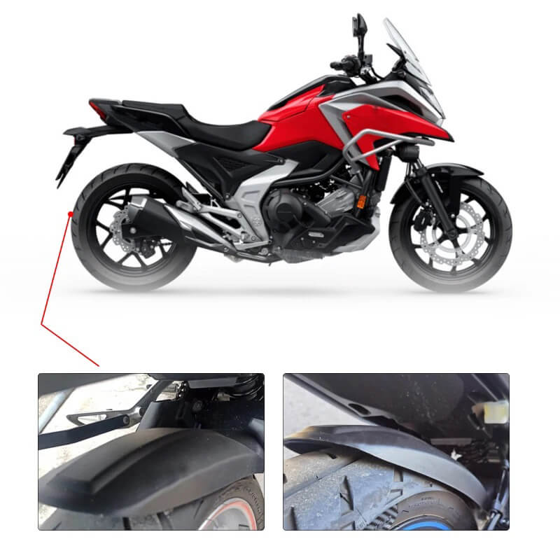 Load image into Gallery viewer, Extensão para-lamas traseiro Honda NC700 NC750 material ABS resistente 
