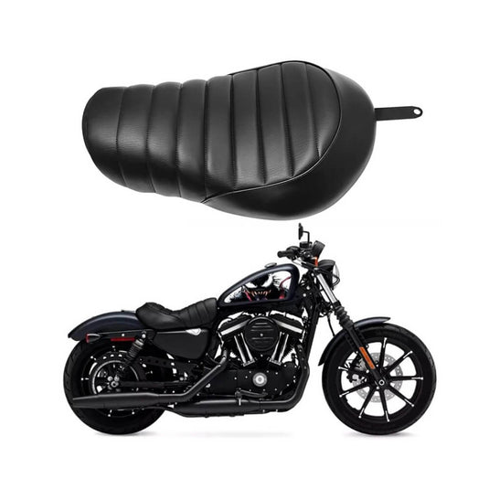 Banco individual Harley Iron 883 1200 - vista lateral design minimalista agressivo