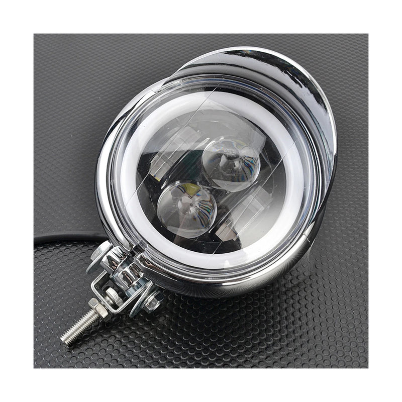 Carregue imagem no visualizador da galeriaFaróis auxiliares LED Universais cromados - 20W/26W Duplo feixe
