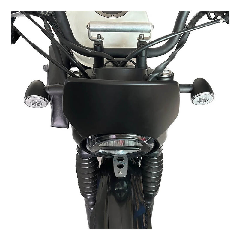 Load image into Gallery viewer, Proteção vento para-brisas Honda CL250 em uso
