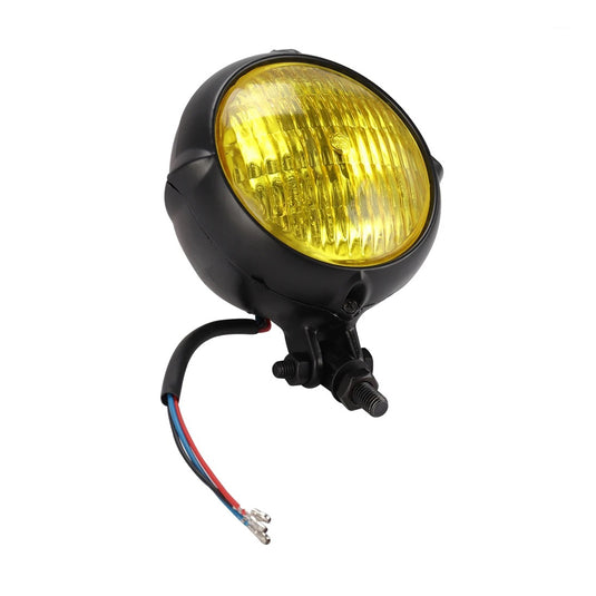 Farol 10 cm com Lâmpada H4 para motos custom