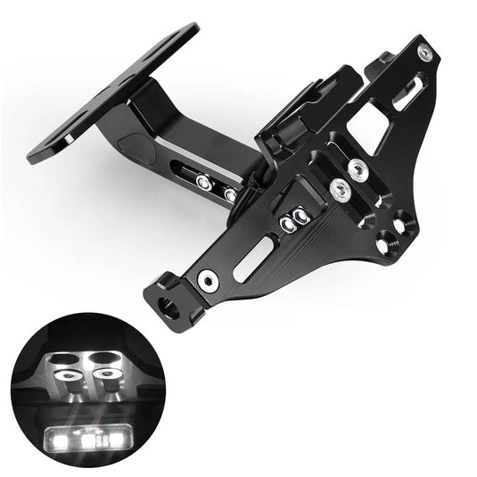 Suporte matrícula CNC dourado vermelho laranja cinza 