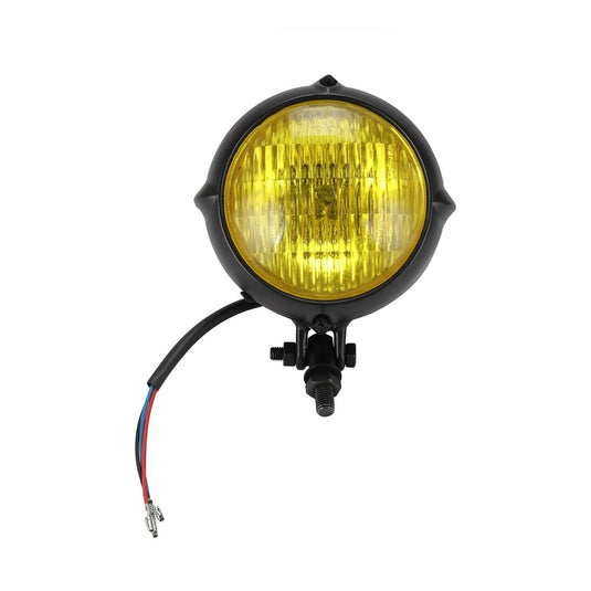 Farol 10 cm com Lâmpada H4 para motos custom