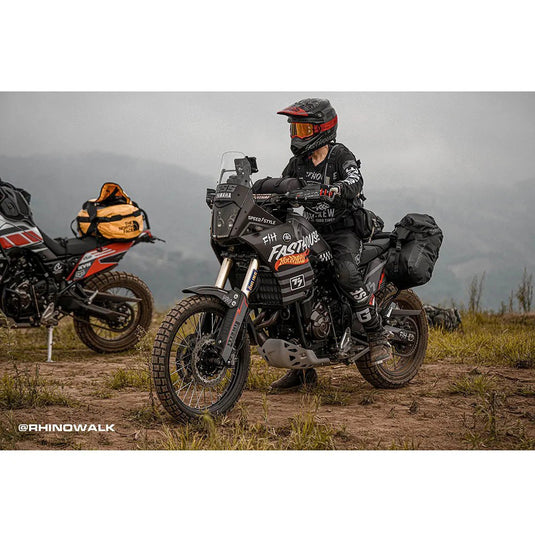 Sacos laterais para moto Rhinowalk 18L/28L/48L - Impermeáveis com sistema de fixação sem suporte