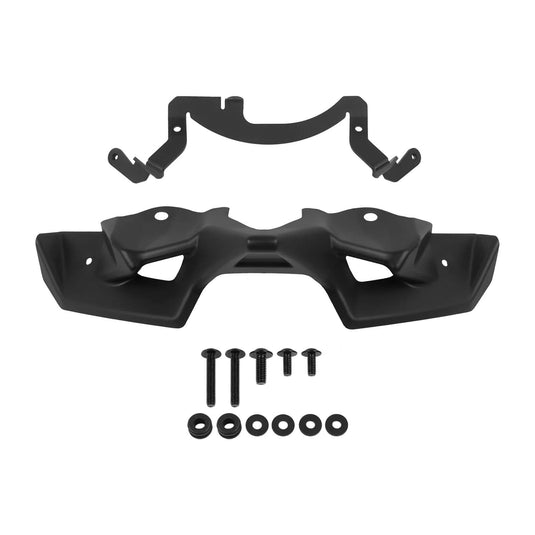 Detalhe da fixação do spoiler frontal Kawasaki Z900 