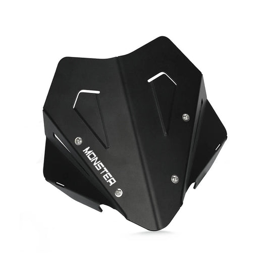 Detalhe do design aerodinâmico do defletor para Monster 937