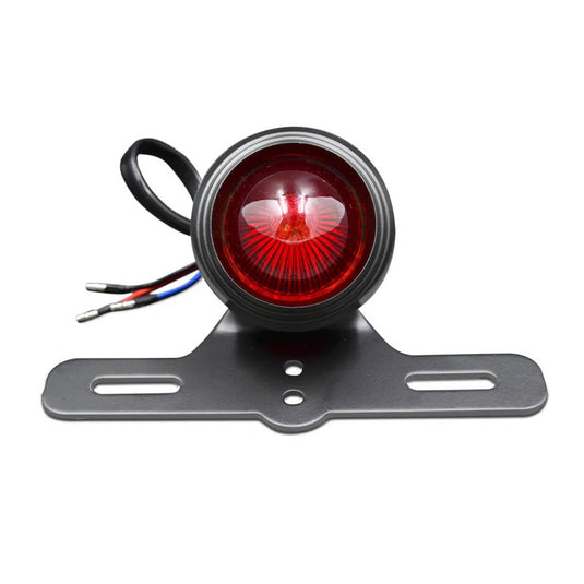 Farolim traseiro metal LED suporte matrícula