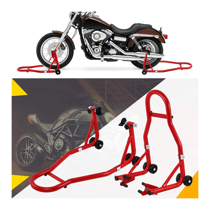 Load image into Gallery viewer, Cavalete universal para moto - Suporte dianteiro/traseiro capacidade 450kg
