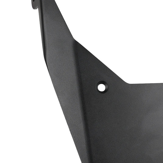 Vista lateral suporte bagagem CNC Yamaha Ténéré 700 T7 montado