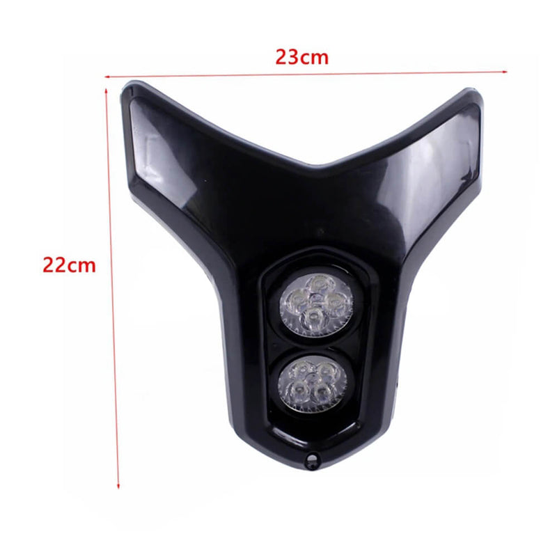 Load image into Gallery viewer, Pontos de fixação do farol LED compatível com maioria das motos
