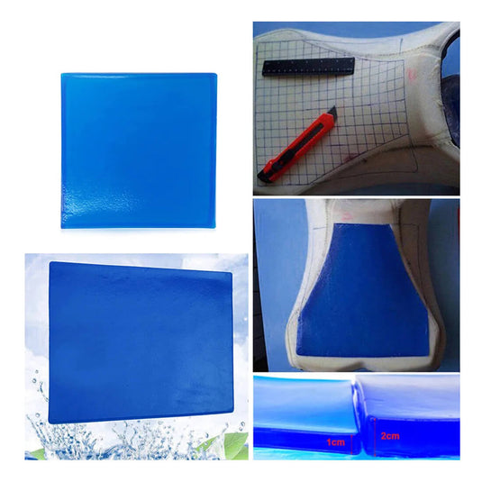 Gel pad assento moto – corte para ajuste ao formato do assento