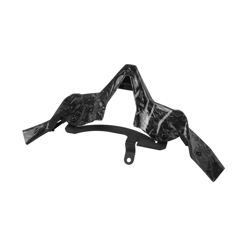 Load image into Gallery viewer, Detalhe do spoiler frontal Kawasaki Z900 em padrão xadrez 
