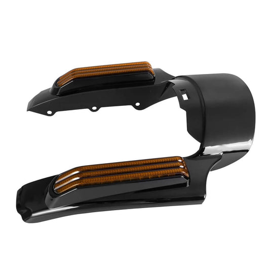 LED vermelho travão e presença extensão guarda-lamas Harley Touring
