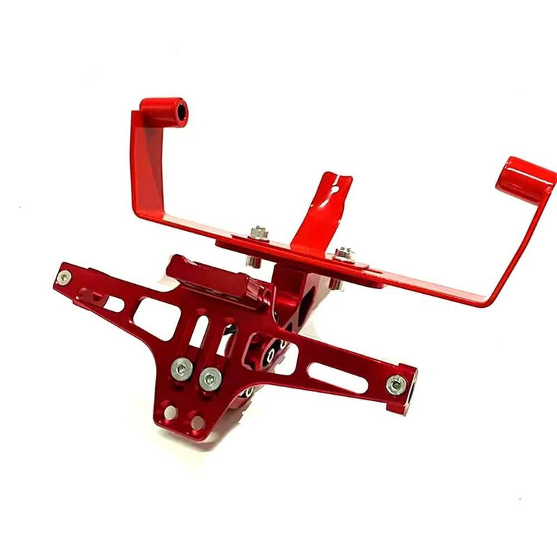 Load image into Gallery viewer, Detalhe do suporte de matrícula completo para Italjet Dragster
