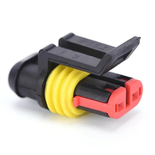 Conector impermeável série 2.8 para instalação elétrica em moto 12V