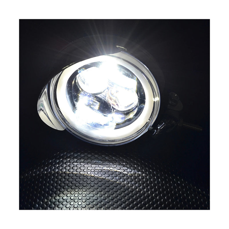 Carregue imagem no visualizador da galeriaFaróis auxiliares LED Universais cromados - 20W/26W Duplo feixe
