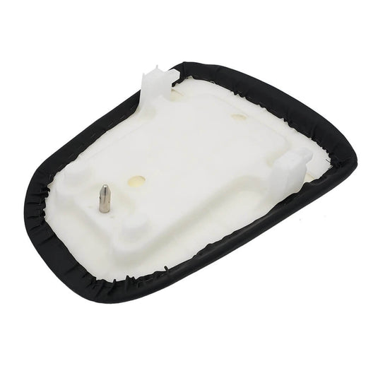 Banco traseiro ZX636 couro preto - detalhe estrutura ferro qualidade