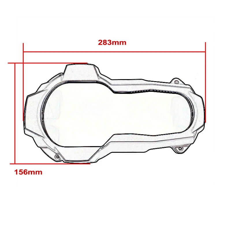 Carregue imagem no visualizador da galeriaGrelha de proteção para farol BMW R1250GS Adventure com lente transparente
