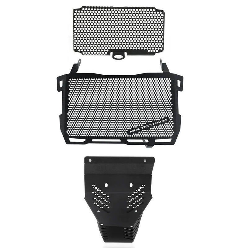 Load image into Gallery viewer, Detalhe das grelhas de proteção de radiador em alumínio CNC
