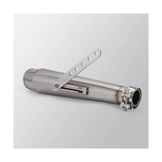 Ponteira escape retro aço inoxidável 380 mm com redutores 38-45 mm