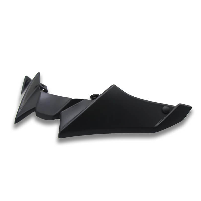 Load image into Gallery viewer, Vista frontal do spoiler instalado em Yamaha MT-09 com visual desportivo
