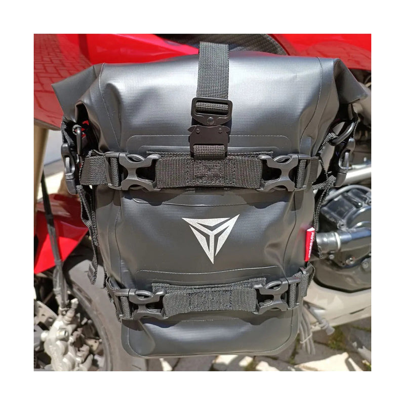 Carregue imagem no visualizador da galeriaSaco lateral para motos 8L - Impermeável para barras de proteção
