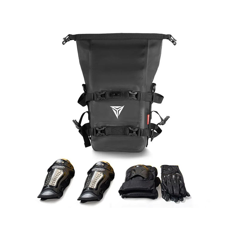 Carregue imagem no visualizador da galeriaSaco lateral para motos 8L - Impermeável para barras de proteção
