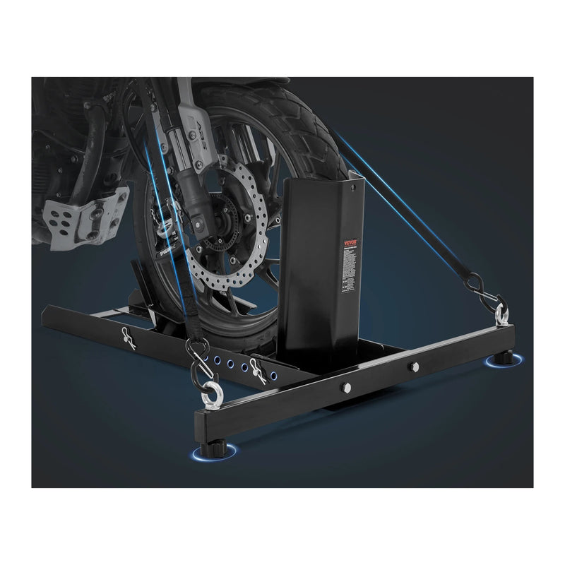 Carregue imagem no visualizador da galeriaCalço para roda de moto - Suporte ajustável 816 kg aço reforçado

