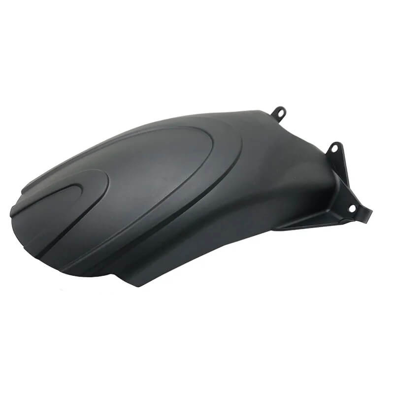 Load image into Gallery viewer, Vista lateral extensão guarda-lamas BMW G310R acabamento preto
