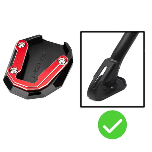 Extensão apoio lateral Benelli TRK 502X titânio material resistente durável fácil instalação