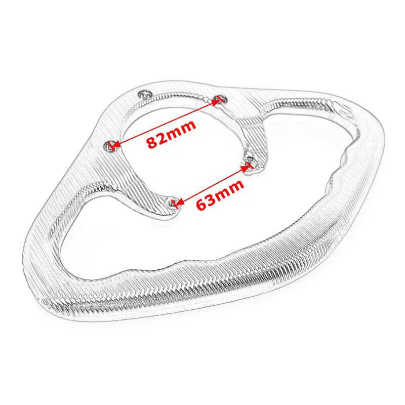 Load image into Gallery viewer, Pega passageiro Z900RS em alumínio - detalhe fixação e montagem
