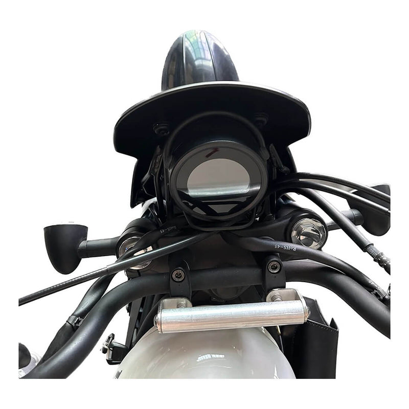 Load image into Gallery viewer, Vista 3/4 para-brisas instalado Honda CL500
