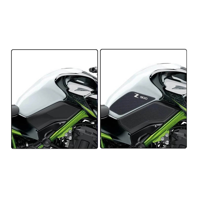 Load image into Gallery viewer, Aplicação protetor depósito Kawasaki Z900SE aderência joelhos condução
