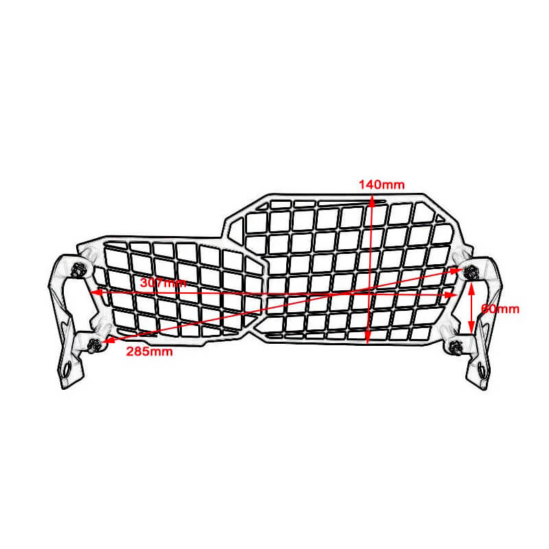 Carregue imagem no visualizador da galeriaProtetor de Farol BMW F650GS F700GS F800GS 2008-2018 - Grelha de Proteção
