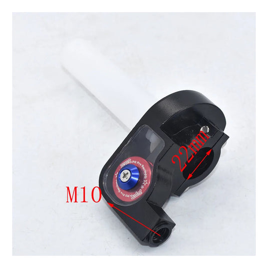 Punho acelerador rápido para guiador 22mm - vista lateral 