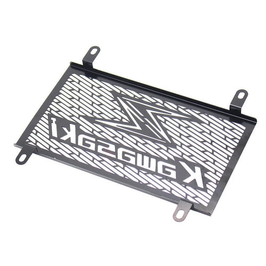 Protetor radiador Kawasaki montado moto proteção detritos pedras lama sistema arrefecimento