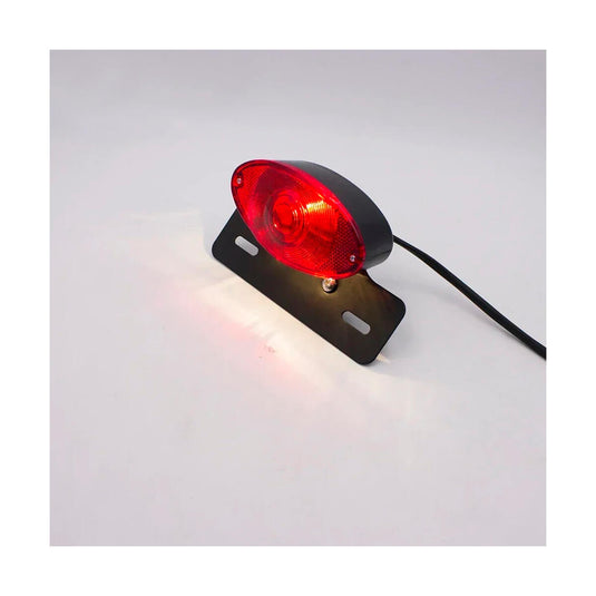 Farolim traseiro universal para moto - Com luz de matrícula