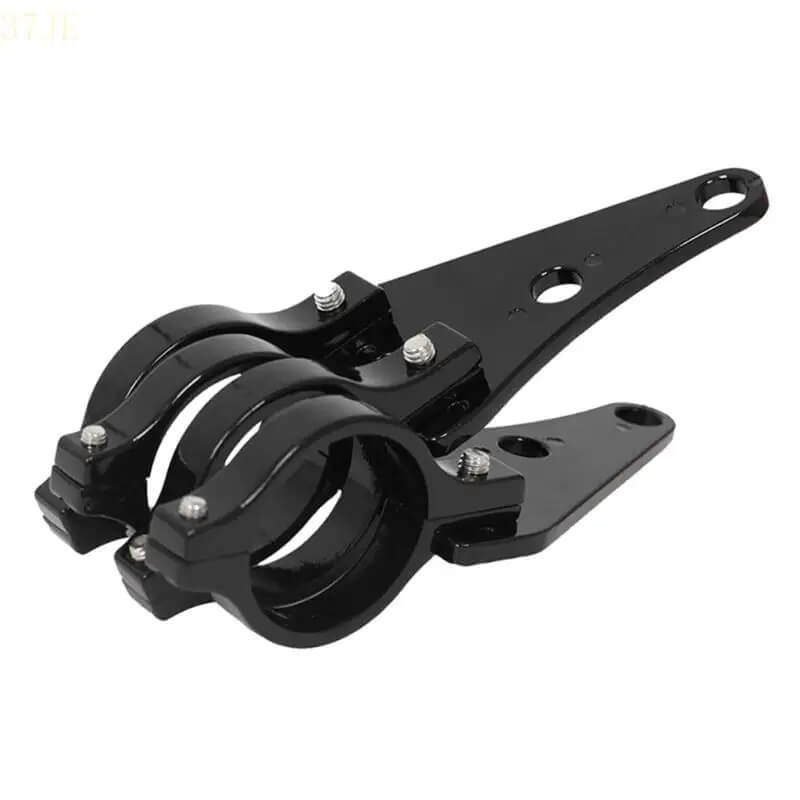 Load image into Gallery viewer, Suporte de farol universal compatível com bainha 41mm para personalização de moto
