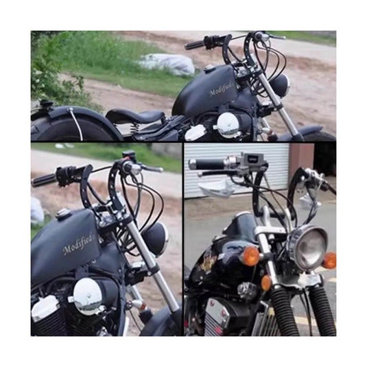 Guiador Universal Z-Bars 22 mm/25 mm - Estilo Retro