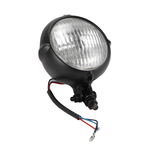 Farol 10 cm com Lâmpada H4 para motos custom