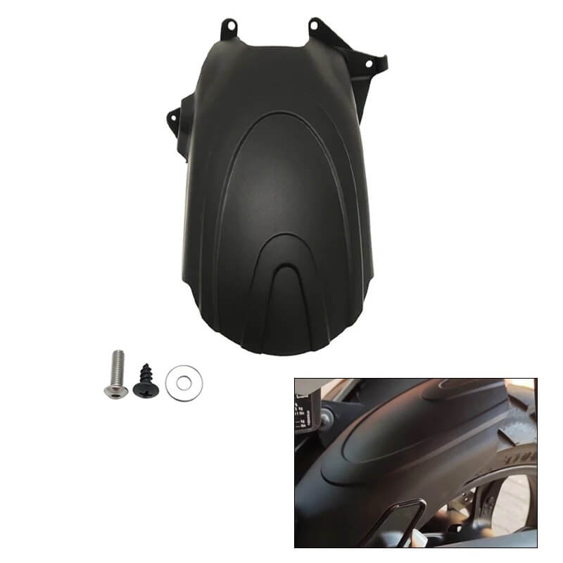 Load image into Gallery viewer, Extensão guarda-lamas BMW G310 preta 0.6kg instalação rápida
